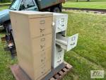 (2) filing cabinets...