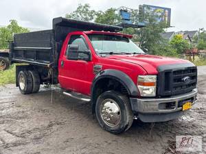 lot 5 image: 2010 Ford F450 dump truck, VIN 1FD...