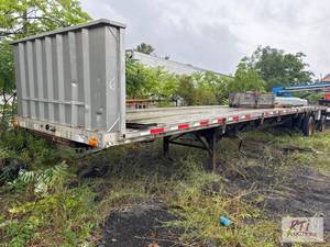 lot 6 image: 1999 Transcraft 48ft aluminum flat ...
