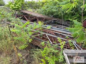 lot 38 image: Pile of bar joists - LOADING FOR TH...
