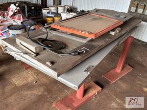 lot 57 image: (3) steel doors...