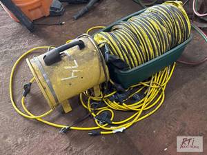 lot 74 image: Allegro blower, tube and string lig...