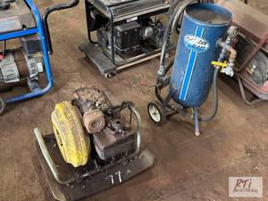 lot 77 image: McCulloch generator and small sand ...