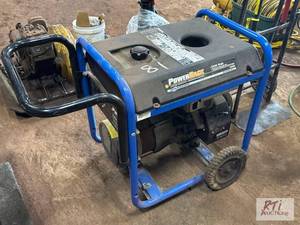 lot 81 image: Power Back 5250 watt portable gener...