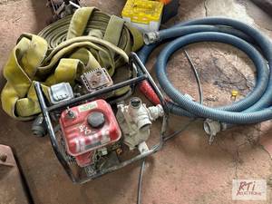 lot 86 image: Predator 2 inch trash pump with hos...