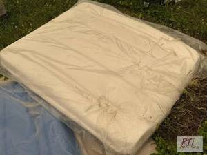 lot 22 image: New Holland white canopy. Located i...