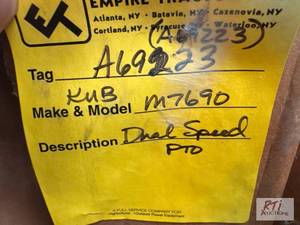 lot 35 image: Kubota&nbspM7690 dual speed PTO.&n...