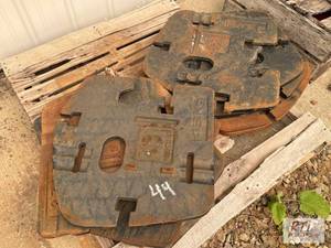 lot 44 image: (10) New Holland front weights.&nbs...