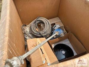 lot 94 image: Pallet of Kinze parts. Harness for ...
