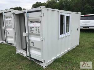 lot 5 image: New container office, 9ft x 65in x ...