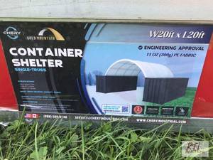 lot 38 image: Gold Mountain 20ft x 20ft container...