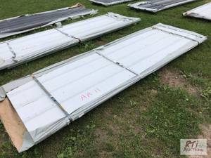 lot 39 image: 50X 3ft x 9ft 10in metal siding  r...