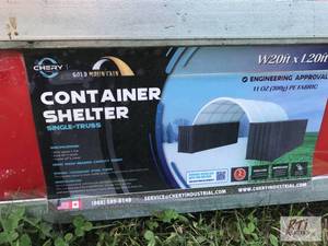 lot 41 image: Gold Mountain 20ft x 20ft container...