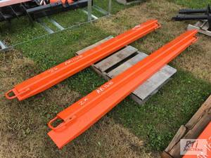 lot 81 image: 2X 82in fork extensions. MDI Item ...