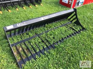 lot 94 image: 72in high side rock bucket for skid...
