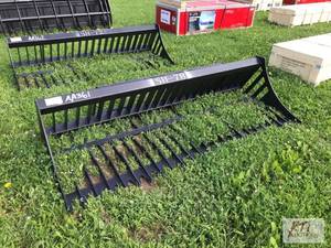 lot 96 image: 78in high side rock bucket for skid...
