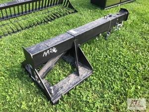 lot 99 image: Fork mounted extendable boom pole. ...