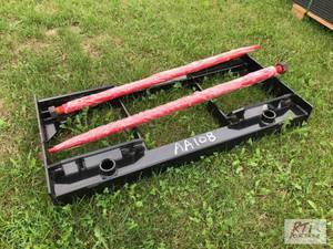 lot 120 image: Future dual prong bale spear for sk...