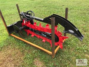 lot 124 image: Future hydraulic chain trencher for...