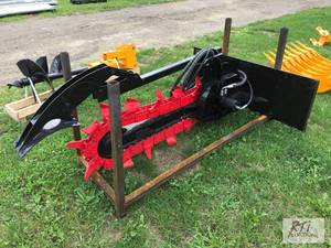 lot 129 image: Future hydraulic chain trencher for...