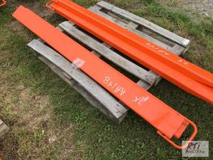 lot 179 image: Pair of 76in fork extensions. MDI ...