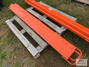 lot 180 image: Pair of 76in fork extensions. MDI ...