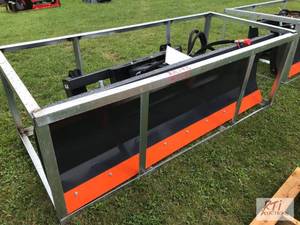 lot 208 image: Wolverine 7ft power angle dozer bla...