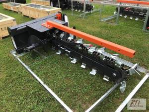 lot 219 image: Wolverine hydraulic chain trencher ...
