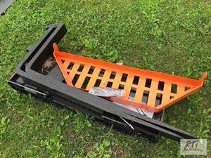 lot 230 image: Wolverine pallet forks with 48in ti...
