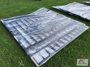 lot 247 image: Pair of 7ft bi parting driveway gat...