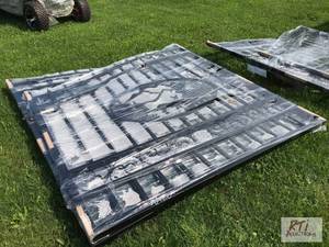 lot 248 image: Pair of 7ft bi parting driveway gat...