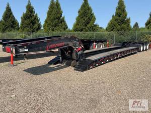 lot 42 image: 2019 Pitts LB51-22DC lowboy trailer...