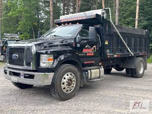 lot 48 image: 2021 Ford F-750 dump truck. VIN ...