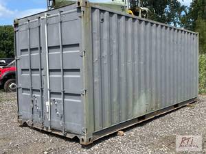 lot 150 image: 20 ft x 8 ft x 8 ft steel shippi...