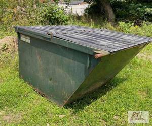 lot 155 image: Rear load dumpster. This item is...
