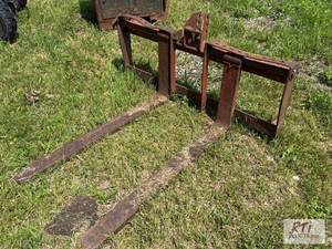 lot 188 image: 48 inch pallet forks. (Lot #7) T...
