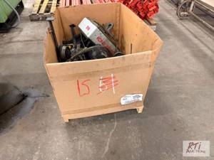lot 209 image: Pallet with 2 hoist cranes. Worked ...