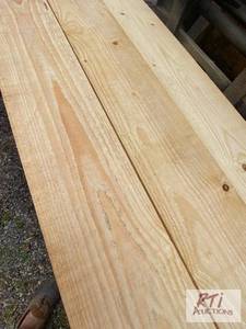 lot 237 image: 30X Spruce paneling Boards. Air Dri...