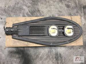 lot 248 image: 3X 100 watt LED street lights. Item...