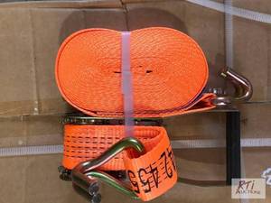 lot 249 image: 20X 2in x 27ft ratchet straps. Item...