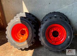 lot 251 image: New Never Used Skid Steer Tires and...