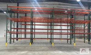 lot 266 image: Pallet Racking. 16FT Tall, 42IN Dee...