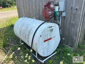 lot 271 image: 300 gallon diesel fuel tank with...