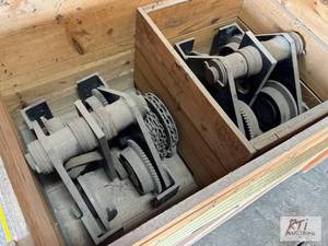 lot 272 image: (2) Boom trolleys, unused. This lot...
