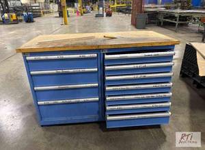 lot 279 image: Lista cabinet with maple workben...
