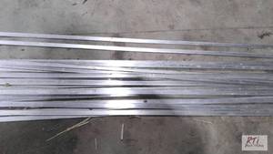 lot 283 image: (20) Pieces of aluminum flat stock....