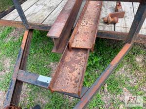 lot 301 image: 3 Steel &nbspI-Beams. Approximatel...