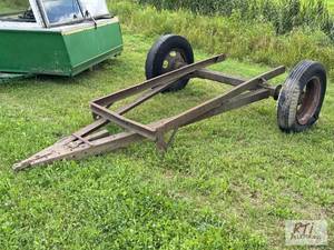 lot 331 image: Single axle trailer frame. As-is co...