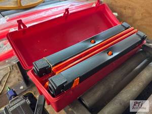 lot 351 image: Container of (3) collapsible warnin...