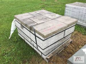 lot 359 image: 2X Pallet of mixed size concrete pa...